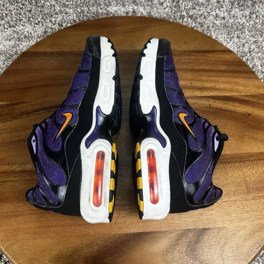 Nike Air Max Plus Running Shoes Youth 2.5Y Purple Black TN Tuned Air CD0610-024